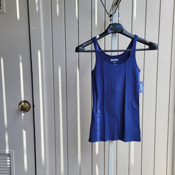 2011 Modal Cotton Stretch Tank Top Women's Small Dark Blue NEW | Old Navy - Picture 11 of 13